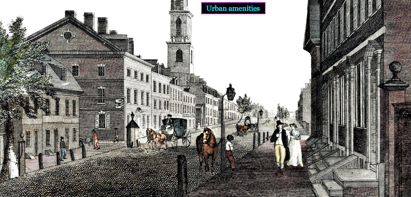 Philadelphia cultural amenities, 1800